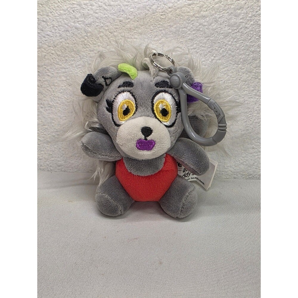 Roxy Roxanne Wolf Plush Backpack Bag Hanger Five Nights at Freddy's Clip 4”